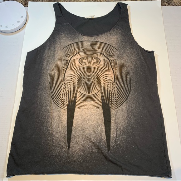 Bolli Imports Grey Walrus tank top - Picture 3 of 8